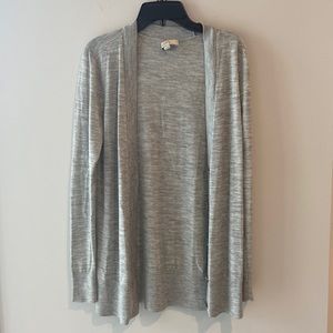 Loft Grey Button Up Cardigan